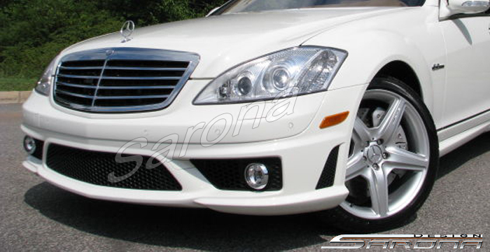 Custom Mercedes S Class Front Bumper  Sedan (2007 - 2009) - $590.00 (Part #MB-002-FB)